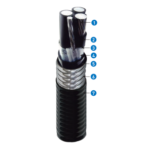 Cable de Baja Tensión, Multiconductor, Tipo Teck 90, Aleación de Aluminio, 600V y 1000V